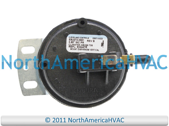 ClimaTek Furnace Air Pressure Switch Replaces Lennox Armstrong
